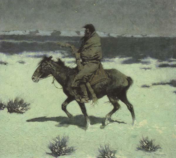 Frederic Remington The Luckless Hunter (mk43) Spain oil painting art